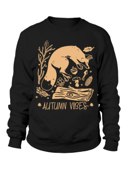 Bluza Damska Autumn Vibes - Śmieszne T-Shirty z Nadrukami ?