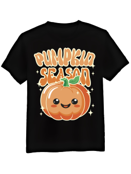 Koszulka Koszulka Męska Pumpkin Season Czarna - Śmieszne T-Shirty z Nadrukami ?