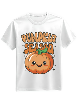 Koszulka Koszulka Męska Pumpkin Season Biała - Śmieszne T-Shirty z Nadrukami ?