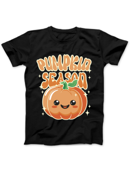 Koszulka Koszulka Damska Pumpkin Season Czarna - Śmieszne T-Shirty z Nadrukami ?
