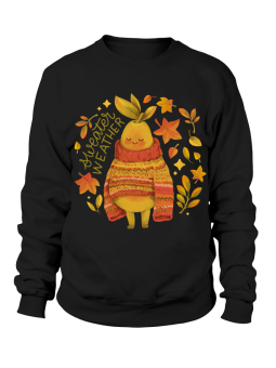 Bluza Męska Jesienna Gruszka - Śmieszne T-Shirty z Nadrukami ?