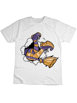 Koszulka Koszulka Dziecięca Witchwall Biała - Śmieszne T-Shirty z Nadrukami ?