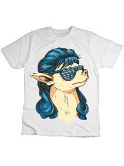 Koszulka Koszulka Dziecięca Pies Mullet Chihuahua Biała - Śmieszne T-Shirty z Nadrukami ?