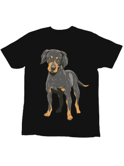 Koszulka Koszulka Dziecięca Pies Coonhound Czarna - Śmieszne T-Shirty z Nadrukami ?