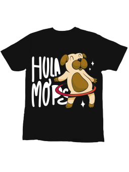 Koszulka Koszulka Dziecięca HulaMops Czarna - Śmieszne T-Shirty z Nadrukami ?