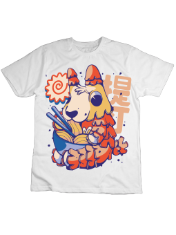 Koszulka Koszulka Dziecięca Lama Ramen Biała - Śmieszne T-Shirty z Nadrukami ?