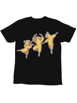 Koszulka Koszulka Dziecięca Lamy Baleriny Czarna - Śmieszne T-Shirty z Nadrukami ?