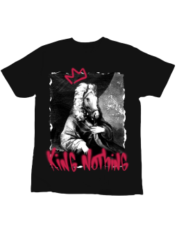 Koszulka Koszulka Dziecięca Koń Król Graffiti Czarna - Śmieszne T-Shirty z Nadrukami ?