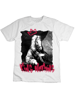 Koszulka Koszulka Dziecięca Koń Król Graffiti Biała - Śmieszne T-Shirty z Nadrukami ?