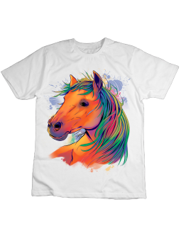 Koszulka Koszulka Dziecięca Kuc Akwarela Biała - Śmieszne T-Shirty z Nadrukami ?