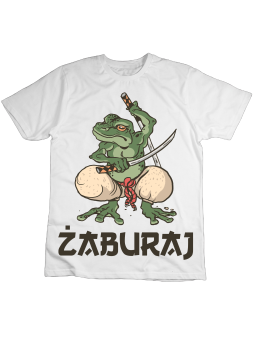 Koszulka Koszulka Dziecięca Żaburaj Biała - Śmieszne T-Shirty z Nadrukami ?