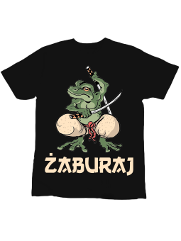 Koszulka Koszulka Dziecięca Żaburaj Czarna - Śmieszne T-Shirty z Nadrukami ?