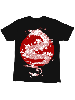 Koszulka Koszulka Dziecięca Smok Cienkopis Czarna - Śmieszne T-Shirty z Nadrukami ?