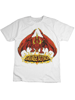 Koszulka Koszulka Dziecięca Anime Dragon Smok Biała - Śmieszne T-Shirty z Nadrukami ?