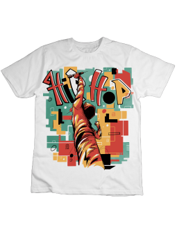 Koszulka Koszulka Dziecięca Hip Hop Biała - Śmieszne T-Shirty z Nadrukami ?