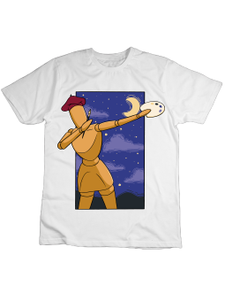 Koszulka Koszulka Dziecięca Manekin Malarz Biała - Śmieszne T-Shirty z Nadrukami ?