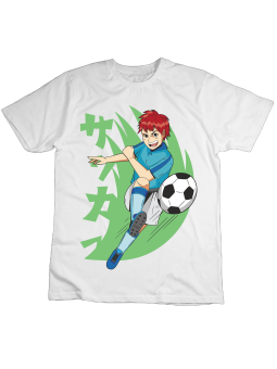 Koszulka Koszulka Dziecięca Anime Piłkarz Biała - Śmieszne T-Shirty z Nadrukami ?