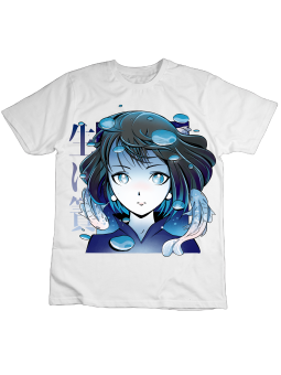 Koszulka Koszulka Dziecięca Anime Girl Biała - Śmieszne T-Shirty z Nadrukami ?