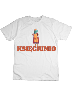 Koszulka Koszulka Dziecięca Księciunio Biała - Śmieszne T-Shirty z Nadrukami ?