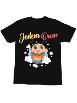 Koszulka Koszulka Dziecięca Jestem Osom Czarna - Śmieszne T-Shirty z Nadrukami ?