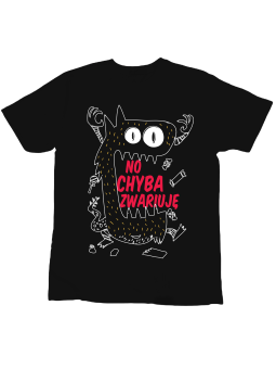 Koszulka Koszulka Dziecięca No Chyba Zwariuję Czarna - Śmieszne T-Shirty z Nadrukami ?