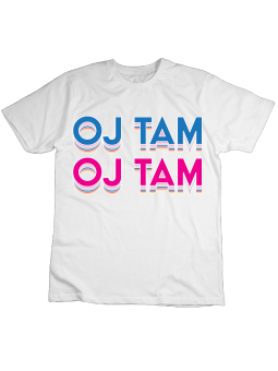 Koszulka Koszulka Dziecięca Oj Tam Oj Tam Biała - Śmieszne T-Shirty z Nadrukami ?