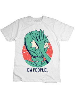 Koszulka Koszulka Dziecięca Ew People Biała - Śmieszne T-Shirty z Nadrukami ?