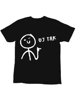 Koszulka Koszulka Dziecięca Oj Tak Czarna - Śmieszne T-Shirty z Nadrukami ?