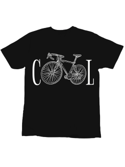 Koszulka Koszulka Dziecięca Rowerowy Cool Czarna - Śmieszne T-Shirty z Nadrukami ?