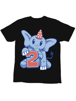 Koszulka Koszulka Dziecięca Słonik Urodziny [WYBIERZ WIEK] - Śmieszne T-Shirty z Nadrukami ?