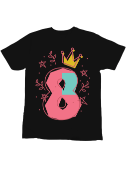 Koszulka Koszulka Dziecięca Urodzinowa Liczba [WYBIERZ WIEK] - Śmieszne T-Shirty z Nadrukami ?