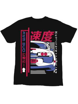 Koszulka Koszulka Dziecięca Drift Car Czarna - Śmieszne T-Shirty z Nadrukami ?