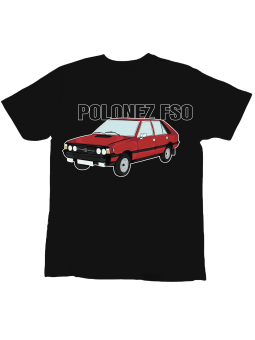 Koszulka Koszulka Dziecięca Polonez FSO Czarna - Śmieszne T-Shirty z Nadrukami ?