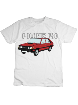 Koszulka Koszulka Dziecięca Polonez FSO Biała - Śmieszne T-Shirty z Nadrukami ?