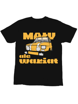 Koszulka Koszulka Dziecięca Maluch Wariat Czarna - Śmieszne T-Shirty z Nadrukami ?