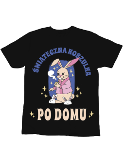 Koszulka Koszulka Dziecięca Wielkanoc Świąteczna Koszulka Po Domu Czarna - Śmieszne T-Shirty z Nadrukami ?