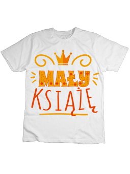 Koszulka Koszulka Dziecięca Mały Książę Biała - Śmieszne T-Shirty z Nadrukami ?