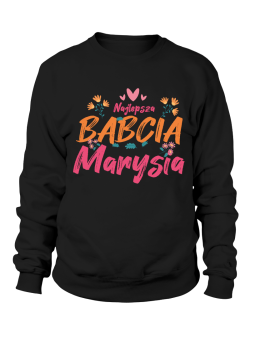 Bluza Damska Najlepsza Babcia [WYBIERZ IMIĘ] - Śmieszne T-Shirty z Nadrukami ?