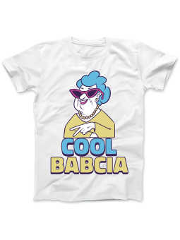 Koszulka Koszulka Damska Cool Babcia Biała - Prezent na Dzień Babci ?