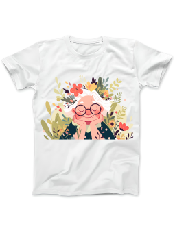 Koszulka Koszulka Damska Babcia w Kwiatach Biała - Prezent na Dzień Babci ?