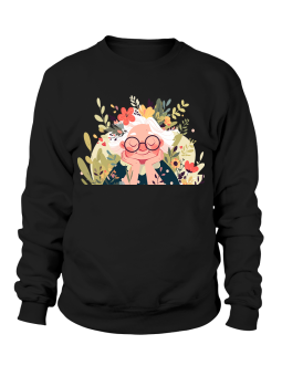 Bluza Damska Babcia w Kwiatach - Śmieszne T-Shirty z Nadrukami ?