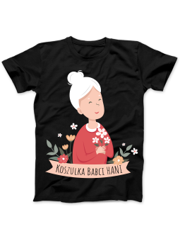 Koszulka Koszulka Damska Koszulka Babci [WYBIERZ IMIĘ] - Śmieszne T-Shirty z Nadrukami ?