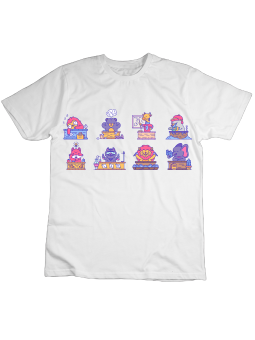 Koszulka Koszulka Dziecięca Zwierzątka w Klasie Biała - Śmieszne T-Shirty z Nadrukami ?