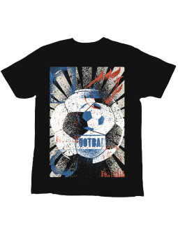 Koszulka Koszulka Dziecięca Old Football Czarna - Śmieszne T-Shirty z Nadrukami ?