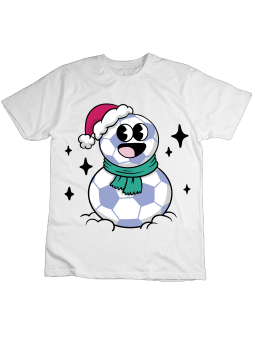 Koszulka Koszulka Dziecięca Piłka Bałwan Biała - Śmieszne T-Shirty z Nadrukami ?