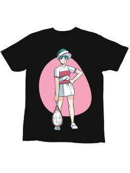 Koszulka Koszulka Dziecięca Anime Tenisistka Czarna - Śmieszne T-Shirty z Nadrukami ?