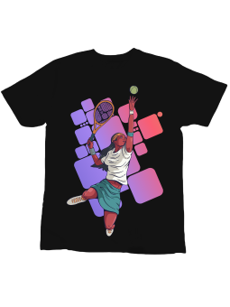 Koszulka Koszulka Dziecięca Tenisistka Czarna - Śmieszne T-Shirty z Nadrukami ?