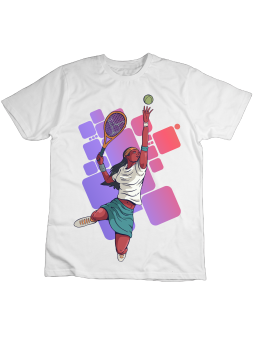 Koszulka Koszulka Dziecięca Tenisistka Biała - Śmieszne T-Shirty z Nadrukami ?