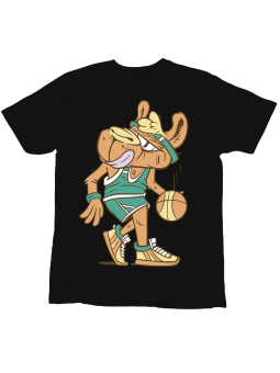 Koszulka Koszulka Dziecięca Lama Basketball Czarna - Śmieszne T-Shirty z Nadrukami ?