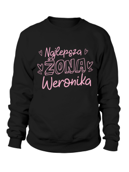Bluza Damska Najlepsza Żona [WYBIERZ IMIĘ] - Śmieszne T-Shirty z Nadrukami ?